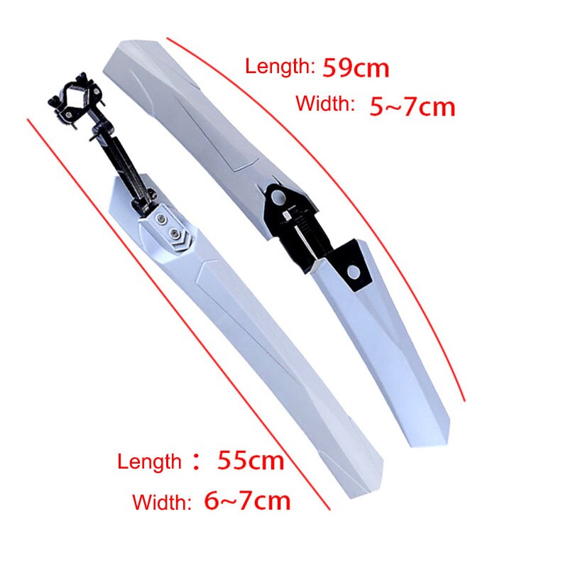 2 st mountainbike fender cykling mtb stänkskydd cykel vingar stänkskydd stänkskärmar för cykel cykel tillbehör delar stänklappar