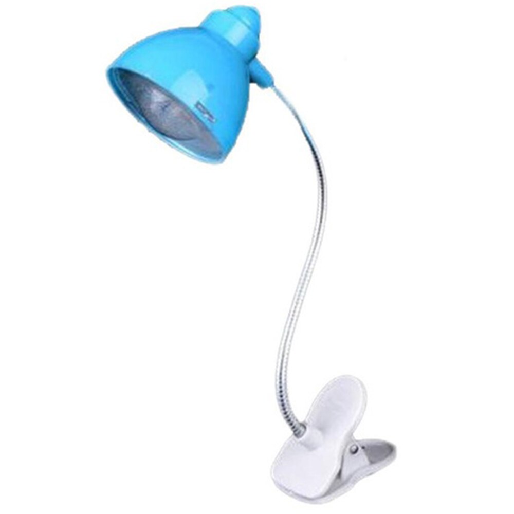 Børn mini led bog lys fleksibel klip bog lampe bord nat lys energibesparende læselampe øjenbeskyttelse med batteri 1w: -en