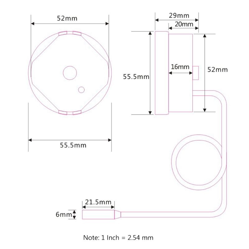 0-120 ℃ skive kapillær termometer varmtvannsbereder temperatur tester 1.1m sensor