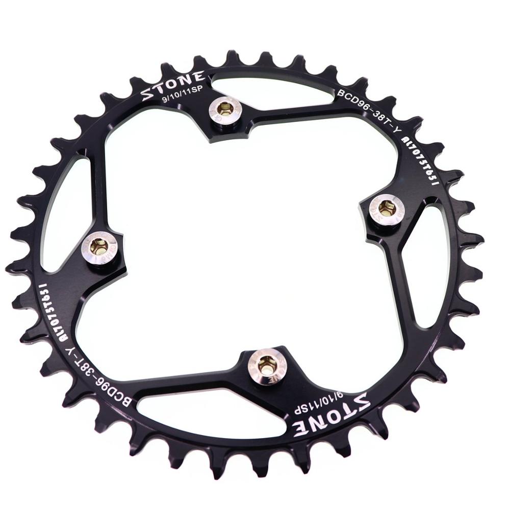Kivi eturatas 96 bcd shimano  m782 m4000 m4050 m612 xtc 820 kierros 36t 38 40t 42 44 46 48t hammasta mtb pyörä eturattaan 96 bcd