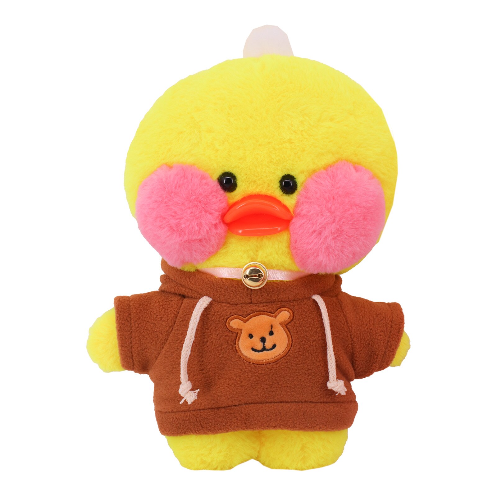 Lalafanfan – vêtements de poupée de canard en peluche multicolore, 30cm, accessoires, jupe douce, manteau en coton, hauts adaptés à la poupée de canard, jouets pour enfants, pour enfants: BW1157
