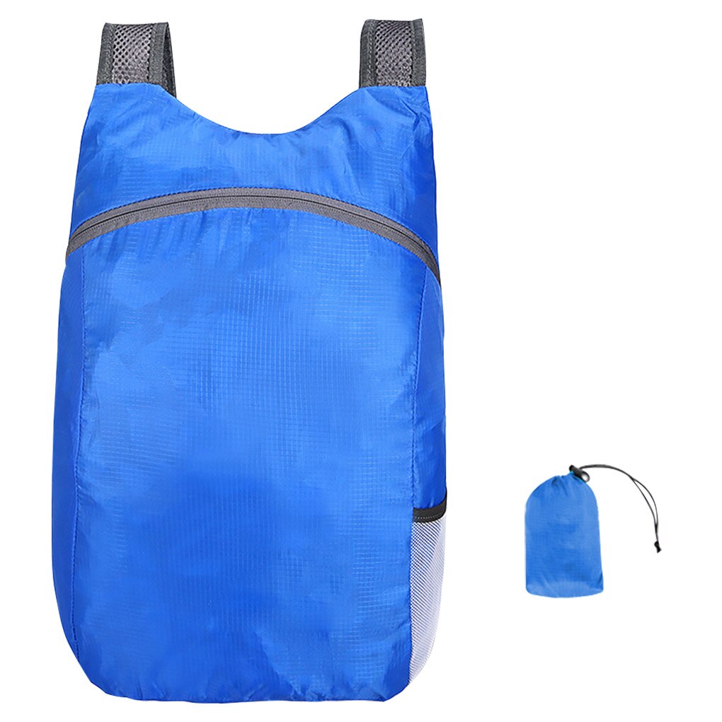 Super Lightweight Packable Backpack Foldable ultralight Outdoor Folding Handy Travel Daypack Bag nano daypack for men women: Blue