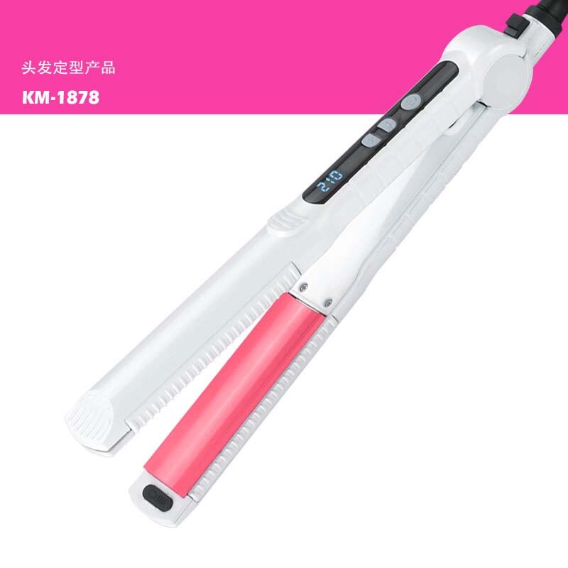 Kemei KM-1878 3-in-1 corn clip curlers hair straightener hair curler