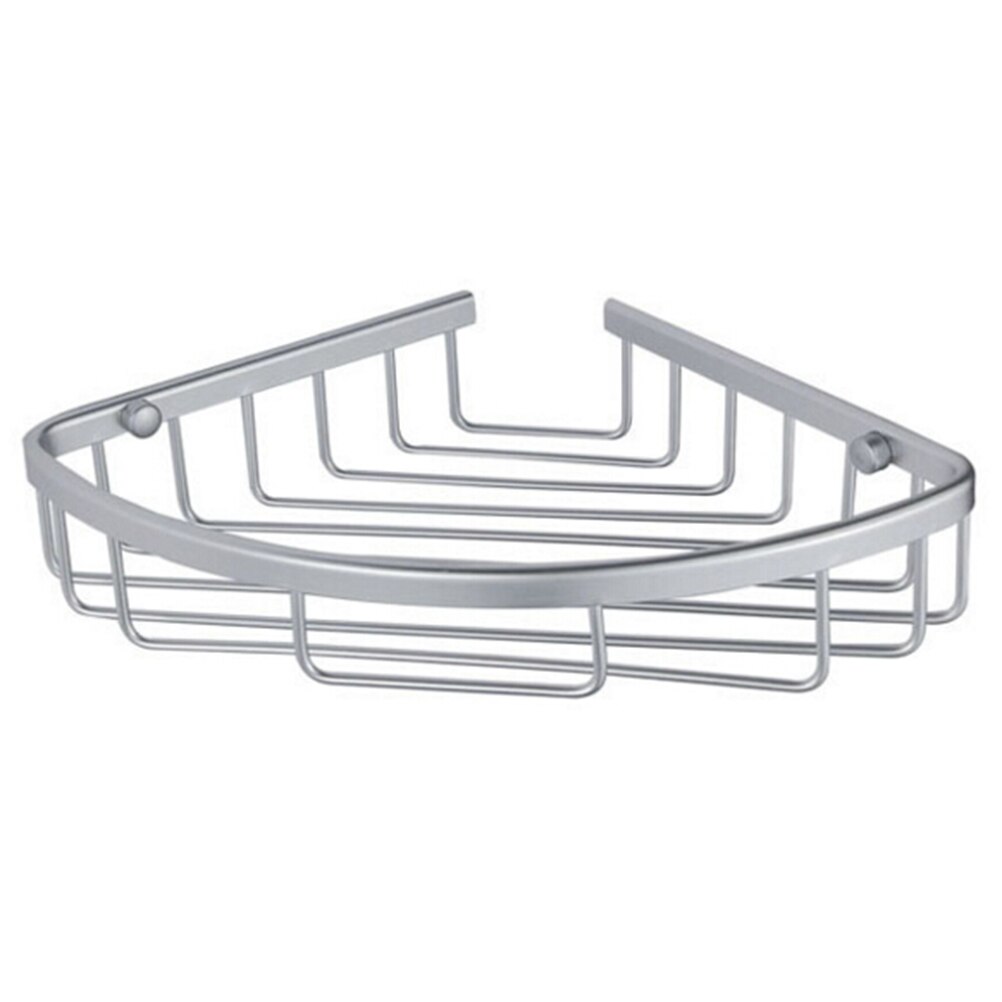 Aluminium Badkamer Plank 1/3Tiers Bad Douche Plank Bad Shampoo Houder Mand Houder Hoekplank Chrome Badkamer produc: 1Tiers 20x20cm