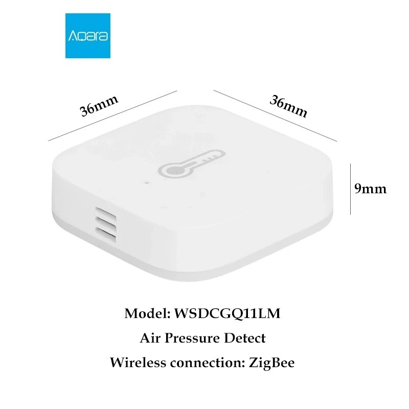 Newest Aqara Temperature Sensor Smart Air Pressure Humidity Sensor Smart Control Zigbee Connection For Xiaomi APP/Apple HomeKit