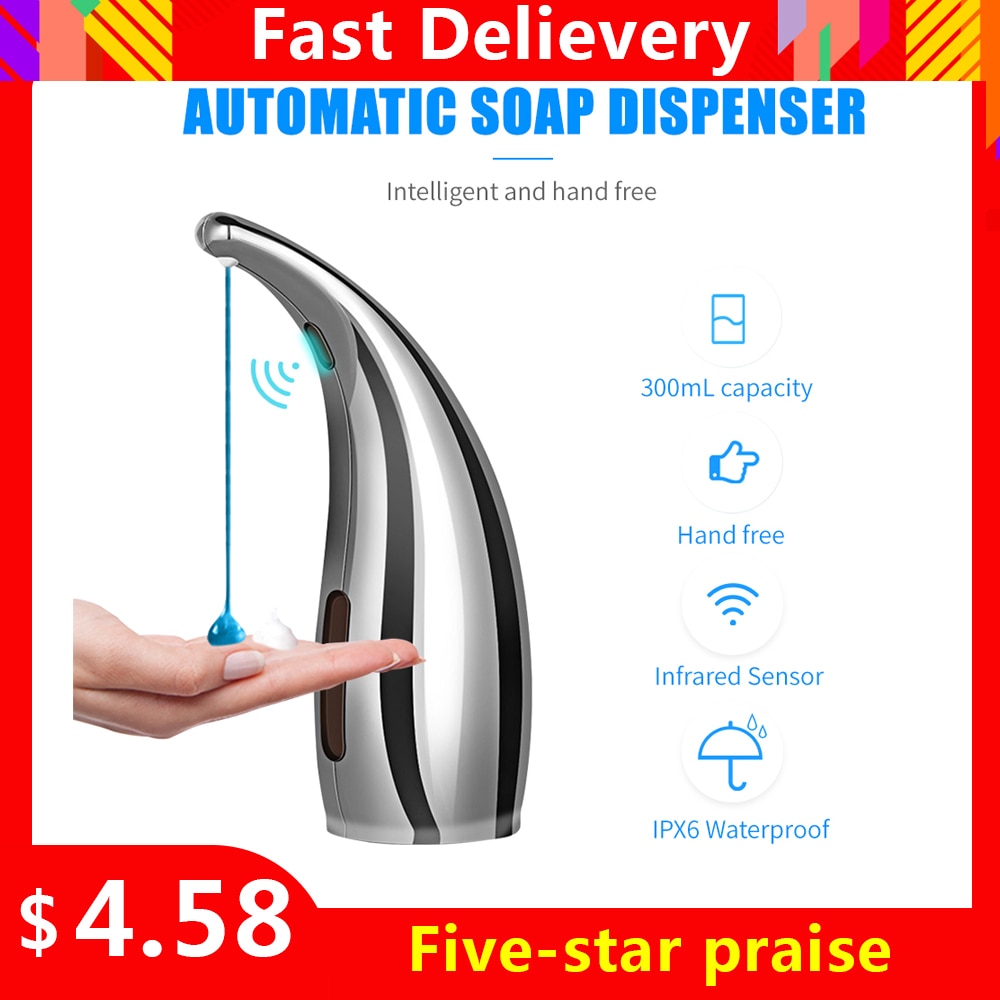 Automatic Soap Dispenser Pump Automatic Liquid Soap Dispenser Infrared Smart Sensor Touchless Foam Dispensers Gel Dispenser