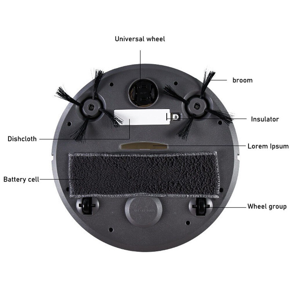 Robot Vacuum Cleaner Cross-Border Small Household Appliances Charging Cleaning Machine Automatic Vacuum Cleaner Smart Sweeper