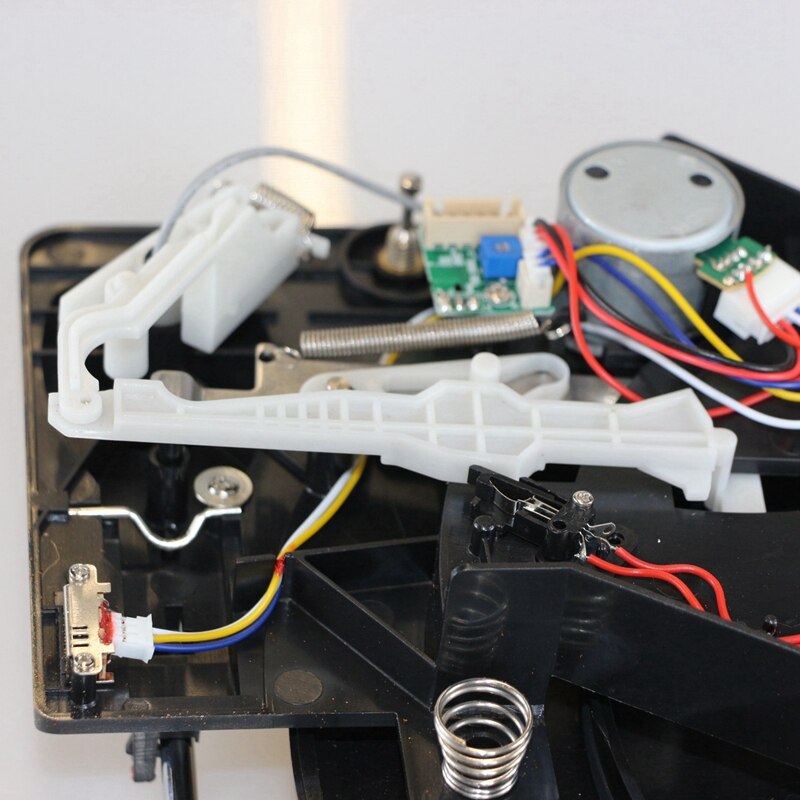 28Cm ABS Turntable 33/45/78Rpm Automatic Straight Arm Return Record Player Turntable Gramophone for Lp Vinyl Record Player