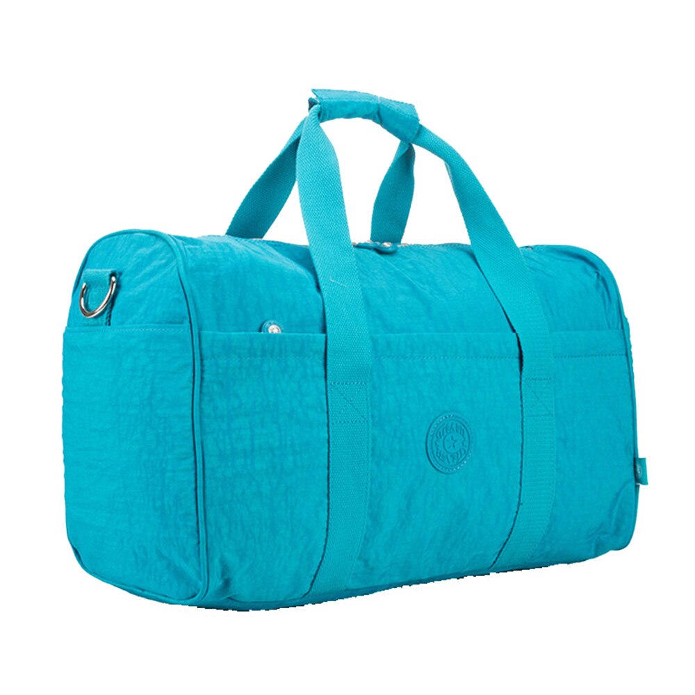 TEGAOTE, nueva bolsa de viaje ultraligera impermeable para hombres, bolsa de viaje de gran capacidad, bolsa de viaje para mujeres, equipaje de Nylon, bolsos de viaje Unisex: lake blue