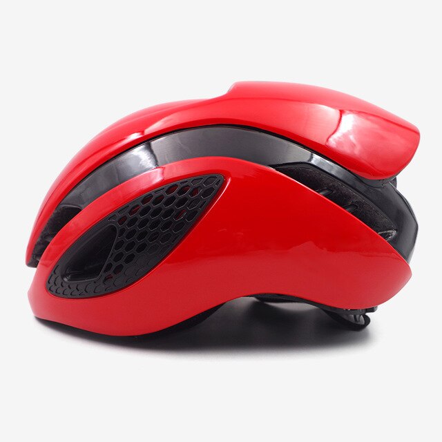 Top Tt Tijdrit Racing Aero Game Fiets Helm Triathlon Racefiets Helm Ultralight Ademend Fietshelm Unisex: Red
