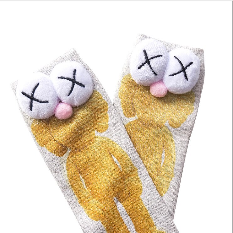 Kinderen Grote Ogen Vlinder Knie Sokken