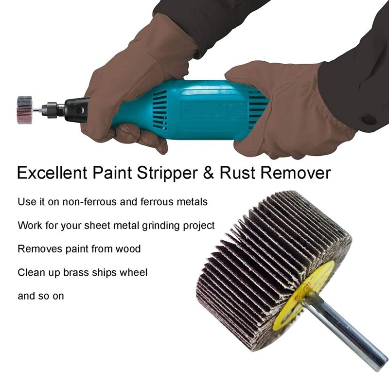 40mm Handle Page Wheel Polishing Abrasive Thousand Page Wheel Polishing Thousand Impeller Wheel Emery Cloth Impeller