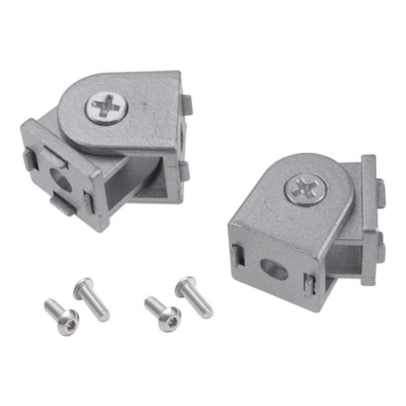 5Pcs Zinc Alloy Pivot Joint for Aluminum Extrusion Profile Series, Flexible Pivot Joint for Aluminum Profile