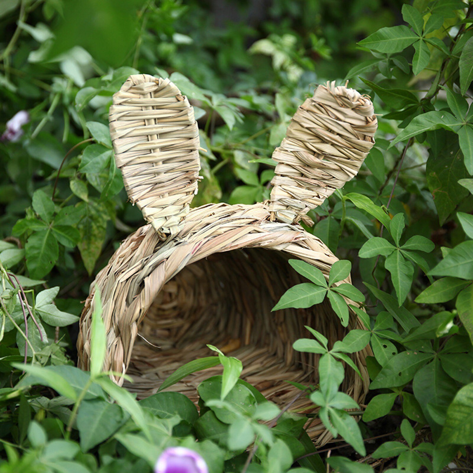 Hummingbird House Hand Woven Basket Hummingbird Houses Nest Small Birdhouse For Outside Hanging Backyard Decor