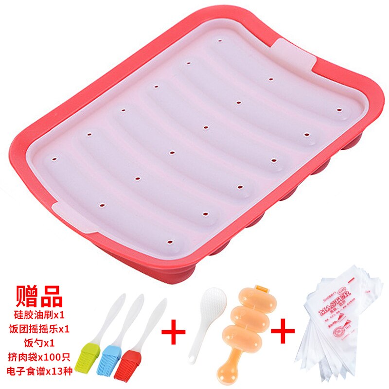 Bakken Tools voor Gebak Groene Non Stick Oven Hoofd Silicon Mold Herbruikbare Broodrooster Bag Cake Mallen voor Cupcakes Keuken Gear GG50mg: 2