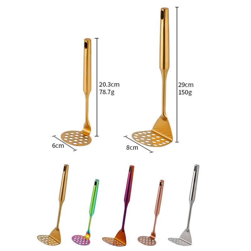 Pomme de terre Masher inox purée poussoir ustensiles de cuisine fruits légumes broyeur deux styles Presser Gadget de cuisine