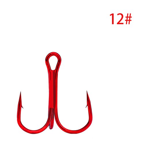 Owler – Triple hameçon de pêche rouge, cercle de mer, Tee, accessoires d&#39;équipement, Jig Head, hameçon japonais Tre, 5001: 12