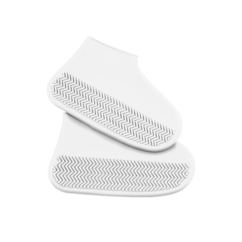 Cubrezapatos de silicona impermeables, cubrezapatos de goma antideslizantes para días lluviosos, protectores de botas reutilizables M/L, accesorios para clima húmedo