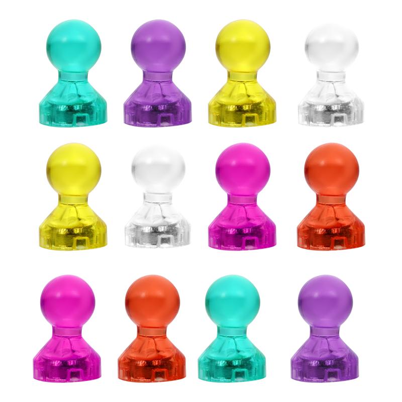 20Pcs Push Pin Magneten Novel Kantoor Kantoor Magneten School Magneten Sterke Magneet Pushpins Thuis Decor: Default Title