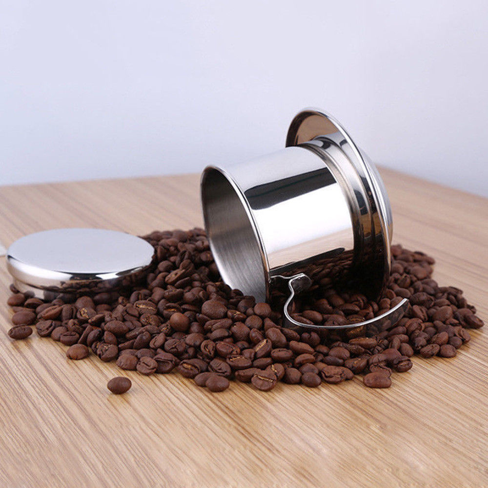50/100 Ml Rvs Vietnam Vietnamese Koffie Pot Drip Filter Koffiezetapparaat Theepot Koffie Brouwer Ketel Pot