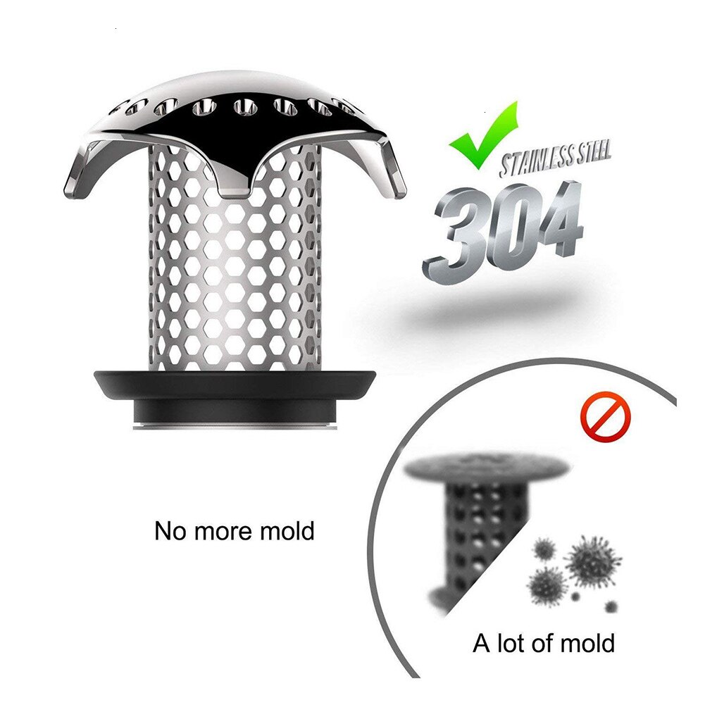 Drain Zeef Silica Bad Sink Drain Haar Catcher Protector Snare Voorkomt Haar van Verstopping Duurzaam Bad Sink Afval