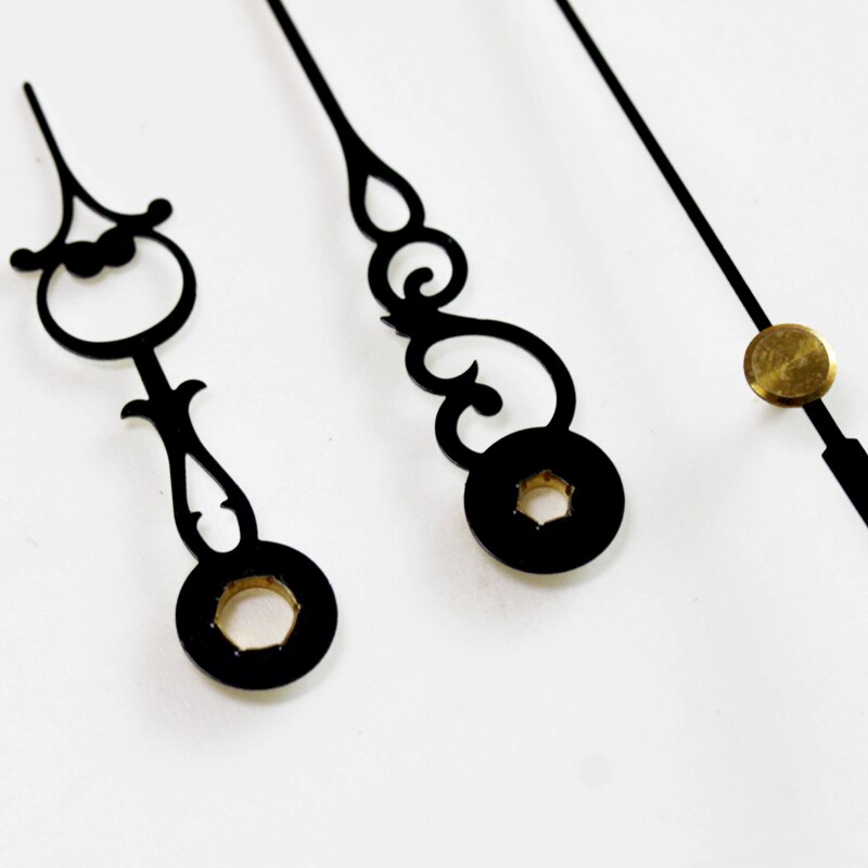 S Shaft Short Clock Hands 39#black (just hands) Metal Aluminum DIY Hands Quartz Clock Accessory DIY Clock kits