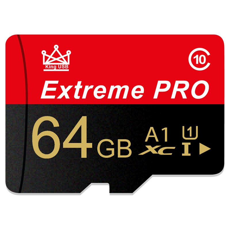 Carte Micro SD haute vitesse 32GB 64GB 128GB carte SDHC/SDXC TF 4GB 8GB 16GB 32GB lecteur flash carte mémoire microsd avec adaptateur SD: 64 GO