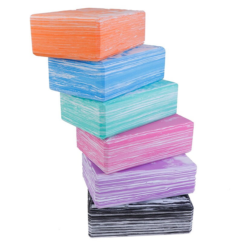 Hoge dichtheid eva camouflage yoga baksteen antislip anti-stress oefening fitness yoga blok pilates beginner 23cm * 15cm * 7.5cm