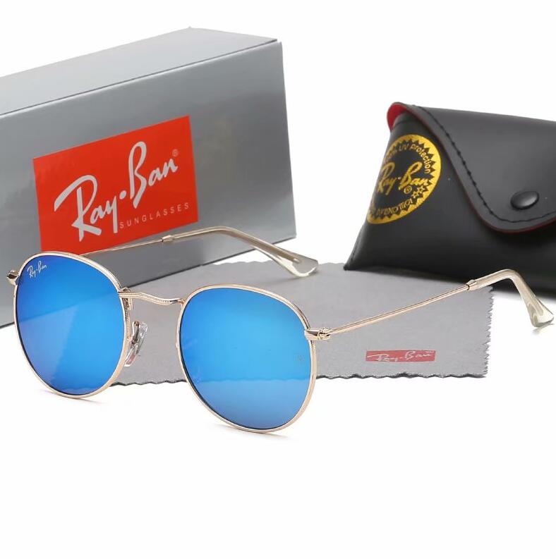 Rayban-frete grátis 2020 novas chegadas para homens mulher caminhadas eyewear marca de alta qualidade sunglasse outdoor glasse rb3447: NO3447-10