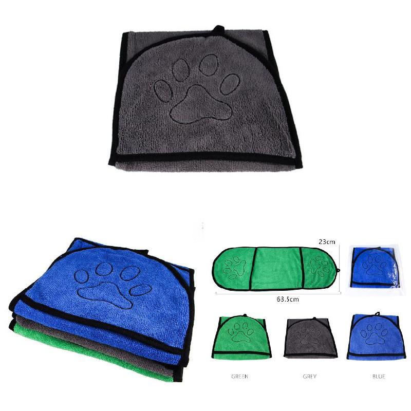 Pluche Huisdier Water Absorberende Handdoek Snel Droog Opknoping Katten Hond Handschoen Badhanddoek Dierbenodigdheden TI99