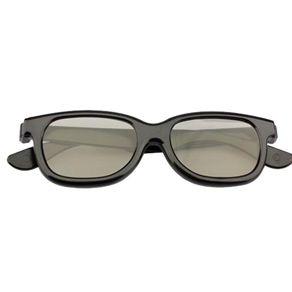 Lunettes 3D polarisées noir film DVD LCD jeu vidéo théâtre circulaire @ M23