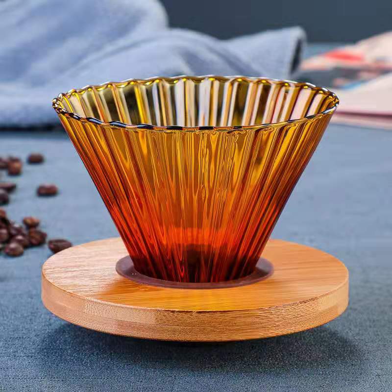 Filtro de café YRP v60, herramientas de barista, cafetera fría, accesorios de cocina, juego de goteo reutilizable, cafetera de café expreso portafiltro: Naranja