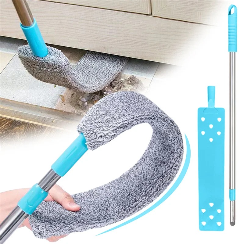 UNTIOR-fregonas para polvo de mango largo, fregonas para limpieza de suelo y techo, limpiador de polvo para fondo de cama, cepillo para quitar el polvo del sofá, herramienta de limpieza del hogar