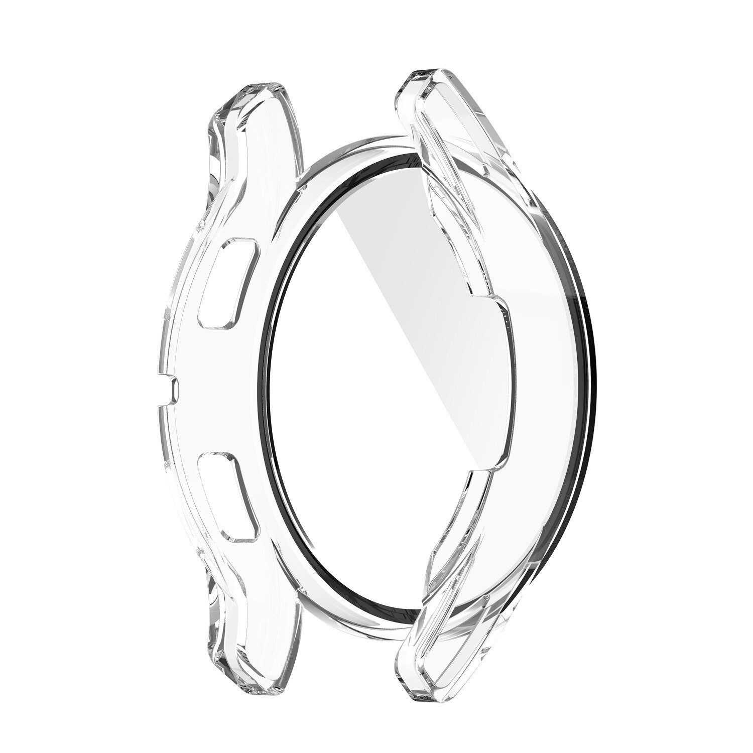 Coque antichoc pour Samsung Galaxy Watch 4, protection d'écran, PC tout autour, anti-rayures, 40mm 44mm: clear / Galaxy watch 4 44mm