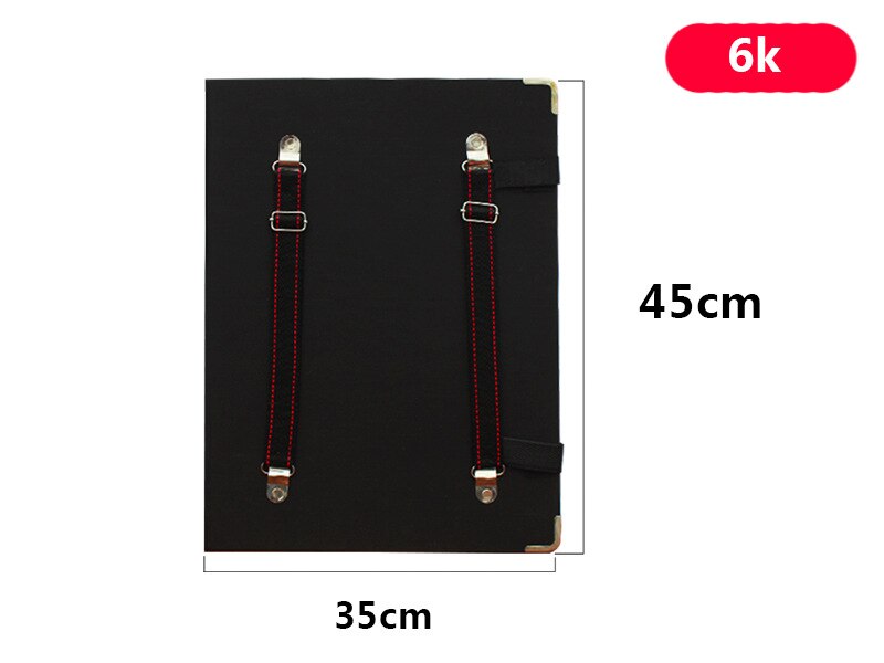 Presse-papier étanche 8K, rigide et lourd, affichage pour fichier, dossier, tableau de peinture pour croquis, dessin, carnet de croquis, fournitures d'art: 6K middle size