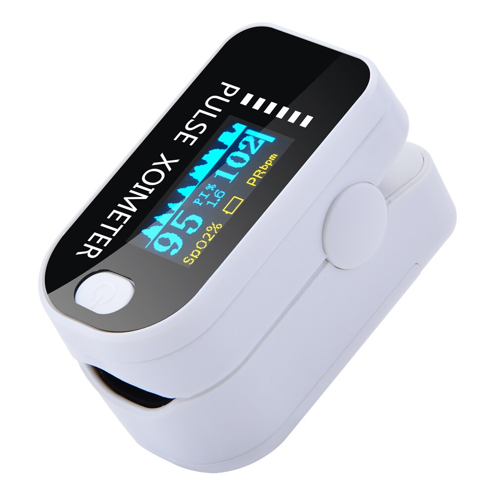 Draagbare vingerpulsoximeter led vingertopoximeter vingeroximeter spo 2 pr pi rr zuurstofsaturatiemonitor voor de gezondheidszorg