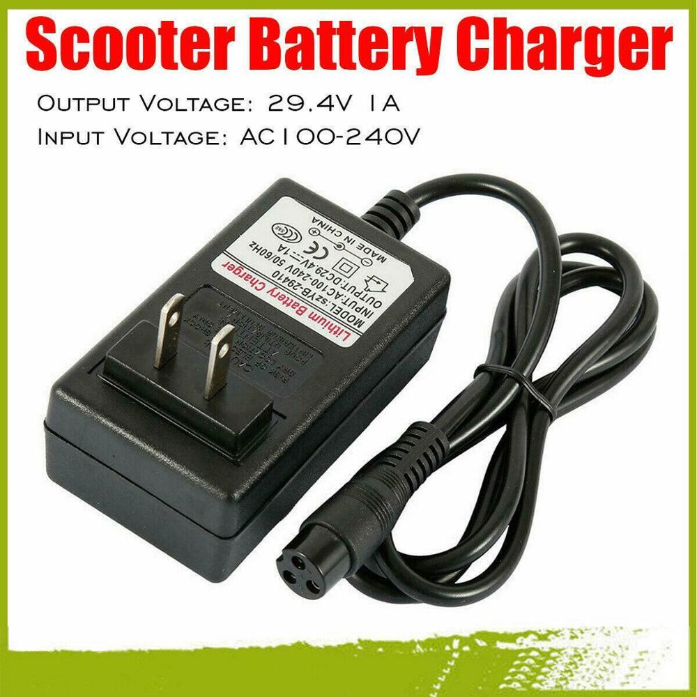 24V 1A chargeur de batterie pour rasoir E150 E125 E200 E225 E300 E325 E100 fou chariot et fou chariot changement électrique Scooter cordon d'alimentation