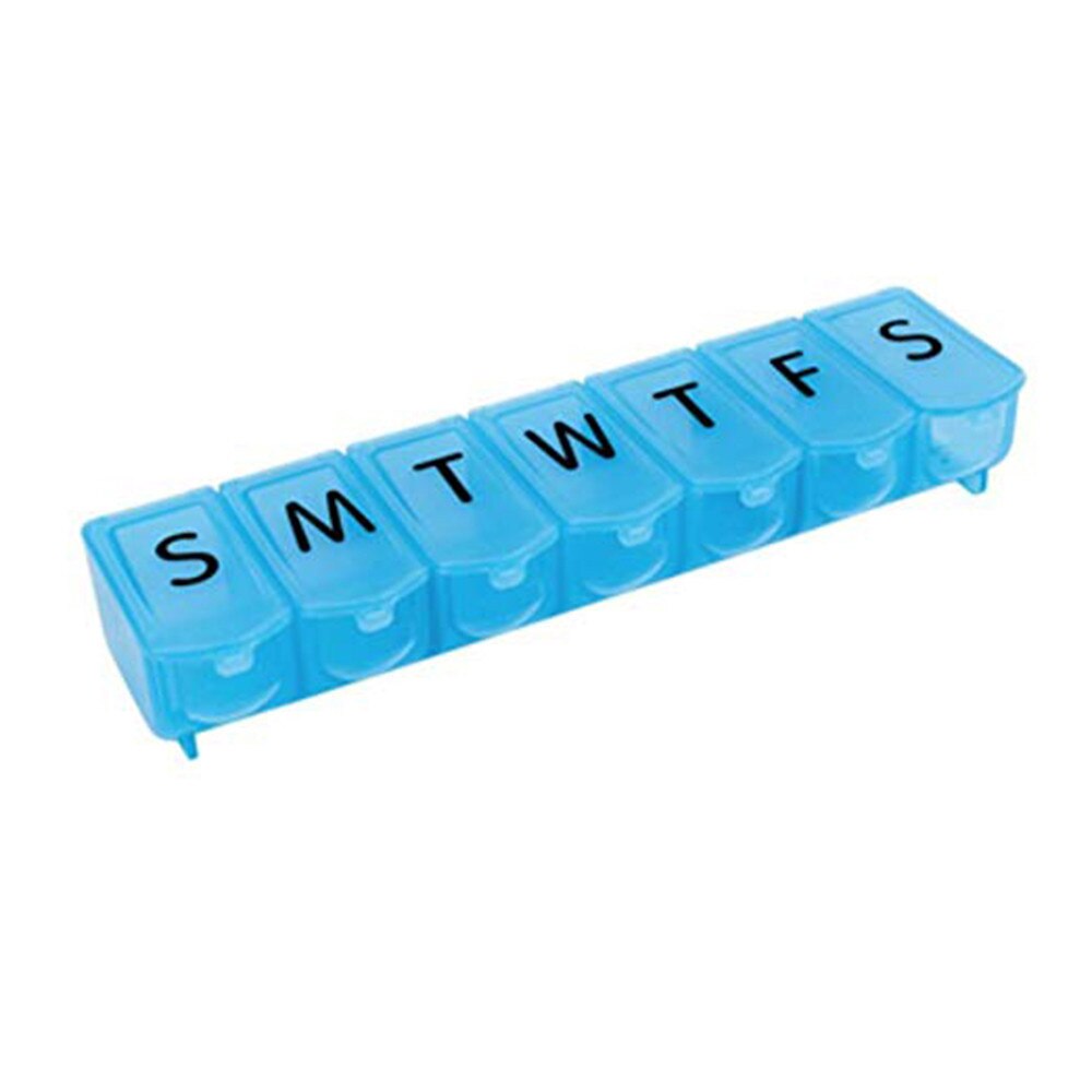 Pillendoosje 7 Dag Geneeskunde Tablet Dispenser Organizer Weekly Storage Case Extra Grote