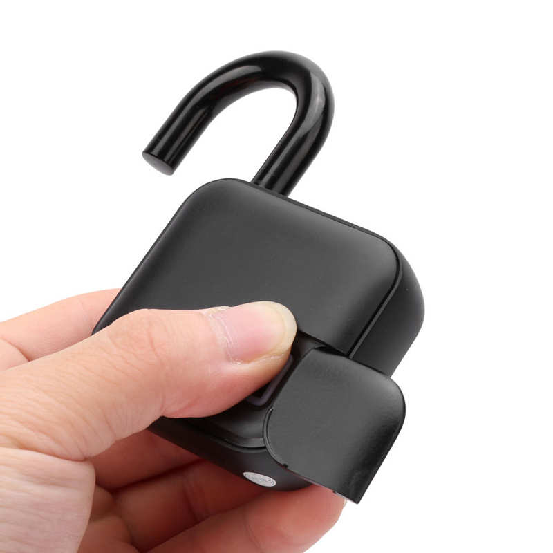 laptop locks Keyless Smart Fingerprint Padlock Anti-Theft Lock for Cabinet Dormitory Home IP65 Waterproof laptop safety
