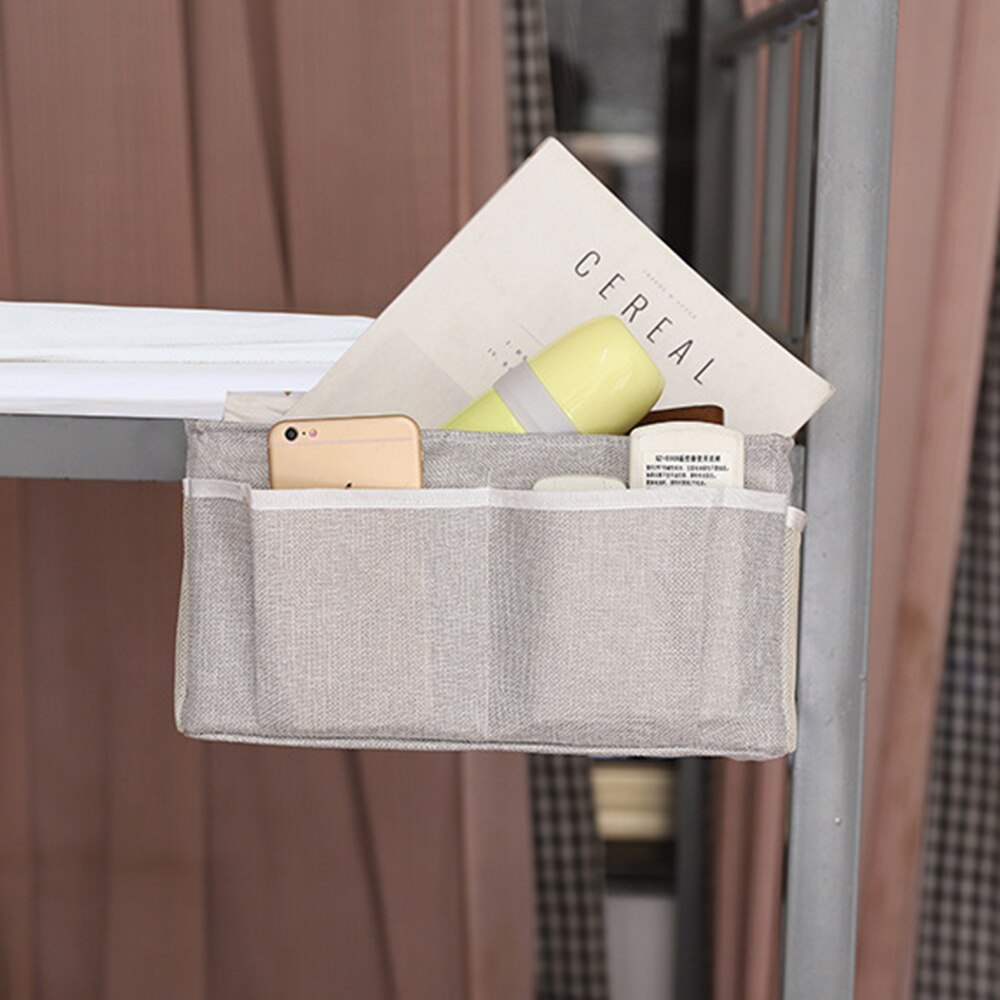Sengelager opbevaring arrangør hængende caddie seng holder lommer seng lomme sofa arrangør lommer bog bomuld seng holder lommer
