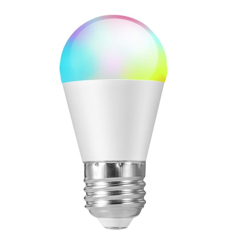 Led Wifi Slimme Lamp Dimbare Rgb Lamp E27 E26 B22 Voor Alexa Google Huis Changing Dimmen App Controle Lamp voor Alexa/Google: E27