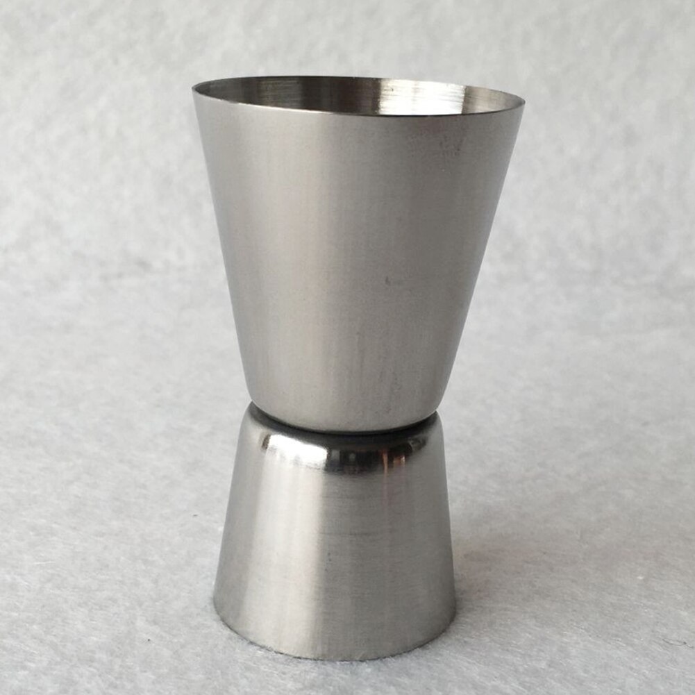 Stainless Steel Double Jigger Shot Glass Cocktail Bartender Mixer Measuring Cup