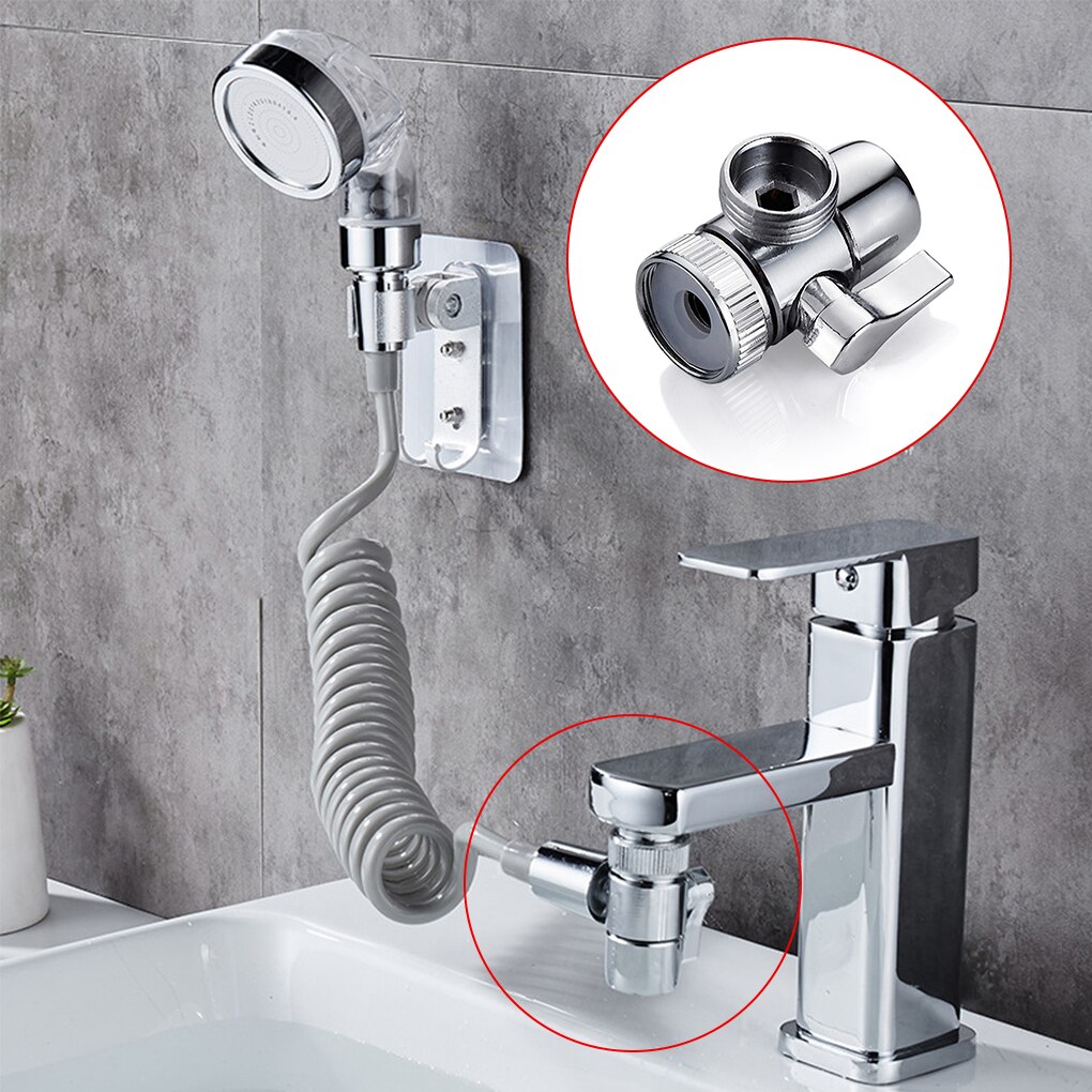Kitchen Splitter Basin Tap Diverter M22 M24 Faucet Adapter Home Toilet Bath Valve 1/4 Connector Garden Plastic