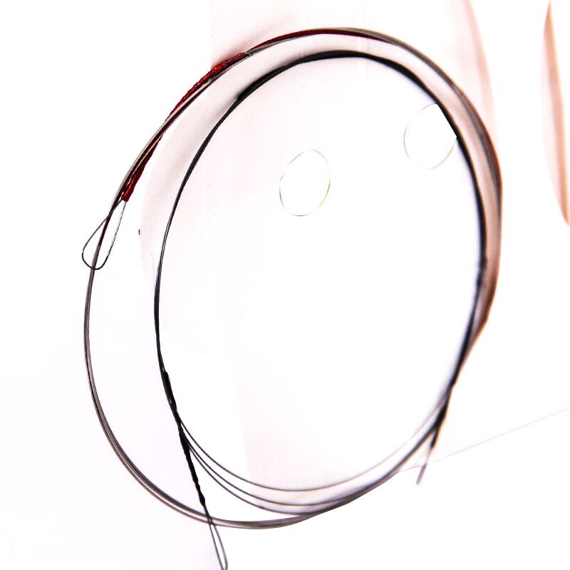FLOFAIR Metal Ｗire Ｗound Instrument Accessories Erhu String Performance Beginner Inner String And Outer String a Set of Two