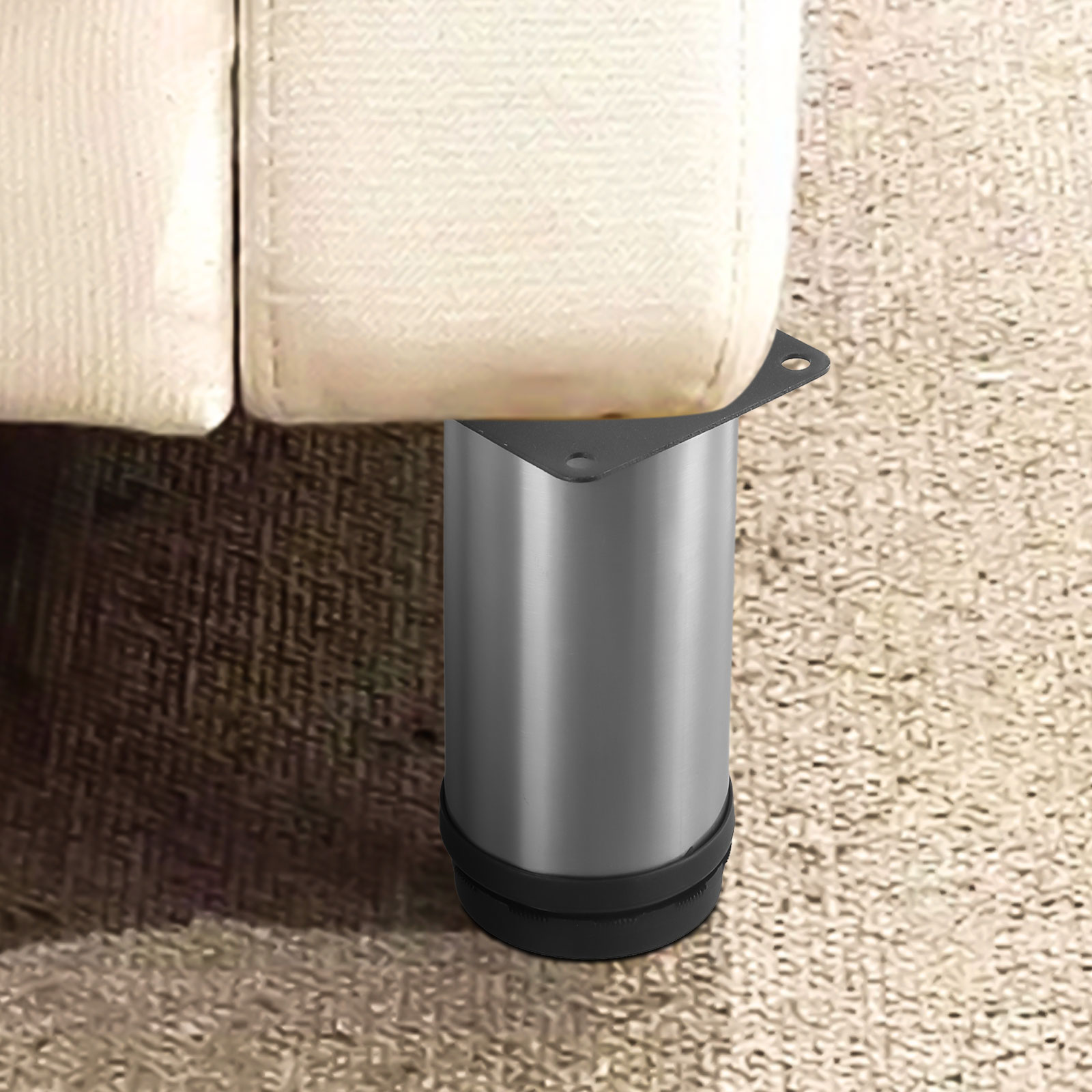 Adjustable Furniture Leg 6/8/10/12/15cm Stainless Steel Sofa Legs Furniture Legs Cabinet Support Leg Coffee Table Feet Hardware