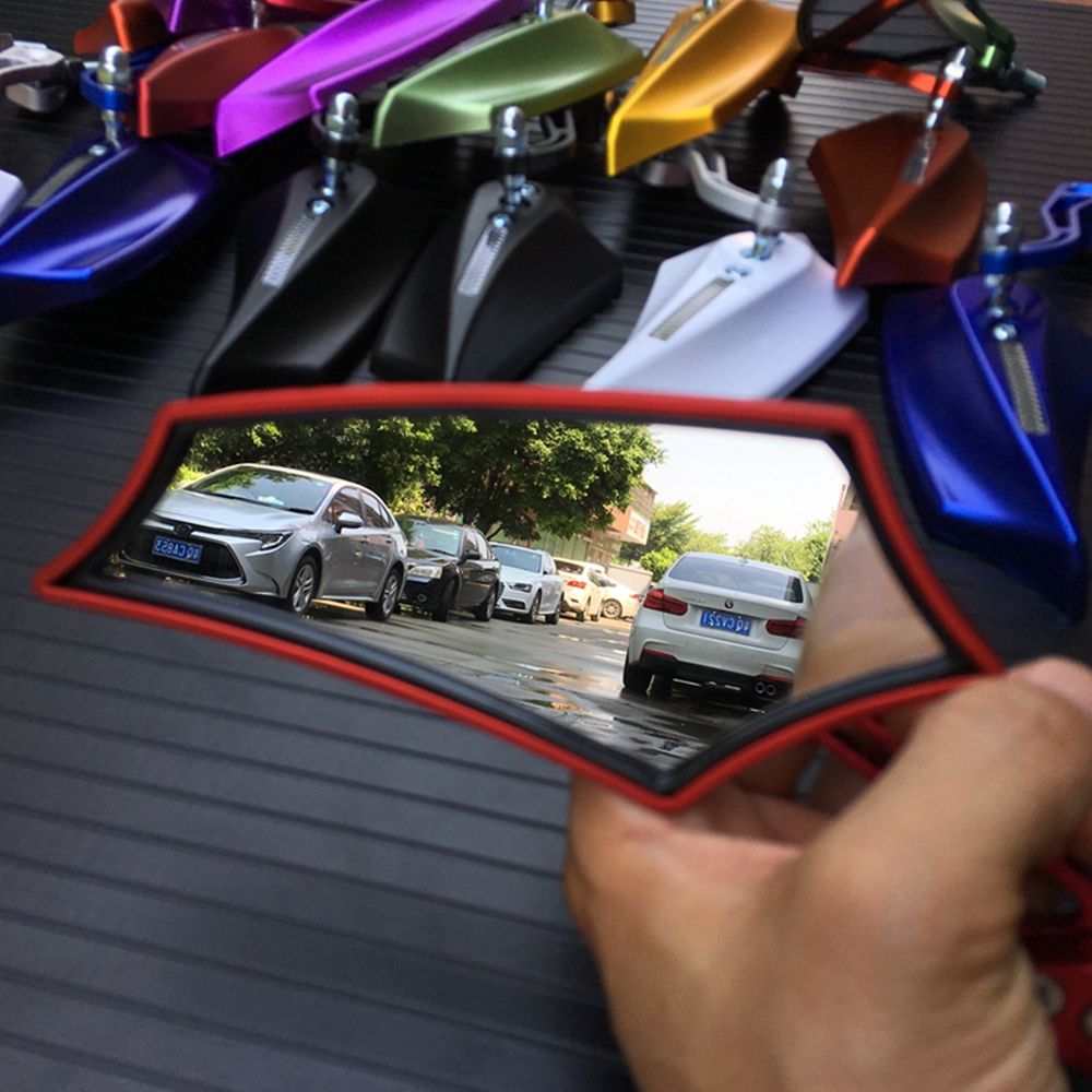 Opvouwbare universele 8 mm 10 mm motorfietsspiegel scooter e-bike achteruitkijkspiegels elektromobiel achterkant spiegel