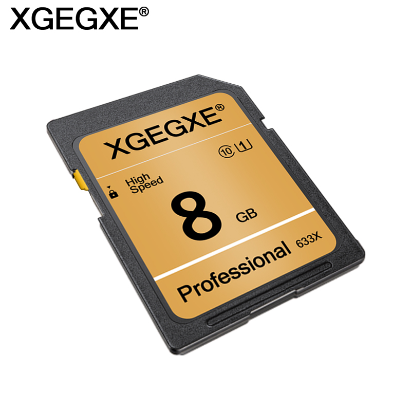 XGEGXE 64GB Camera Memory Card 32GB Class 10 High Speed 4GB 8GB 16GB UHS-1 Professinonal Flash Card For Camera