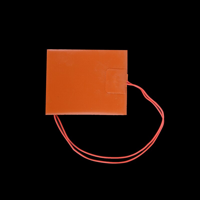 80x100mm 12V DC 20W Silicone Heated Bed Heating Pad Flexible Waterproof For 3D Printer Parts Electric Heating Pads