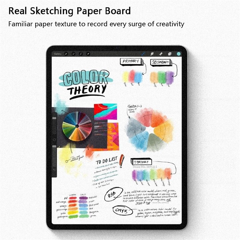 pet paper protective film for apple ipad pro 12.9 11 screen protector not tempered glass for ipadpro i pad pro 12.9'' 11''