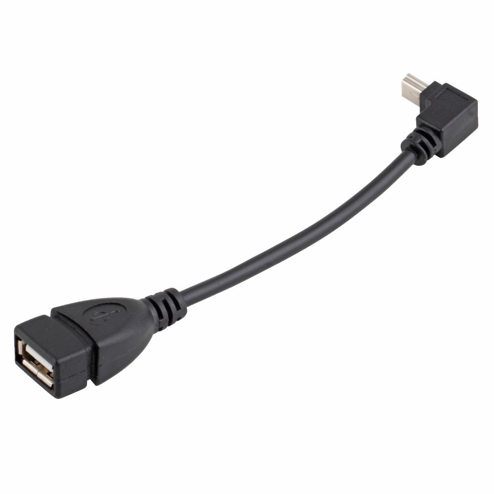 1 Pcs 10 Cm Usb A Female Naar Mini 5P Usb B Male Conversie Adapter Otg Kabel tot 480Mbps Omhoog